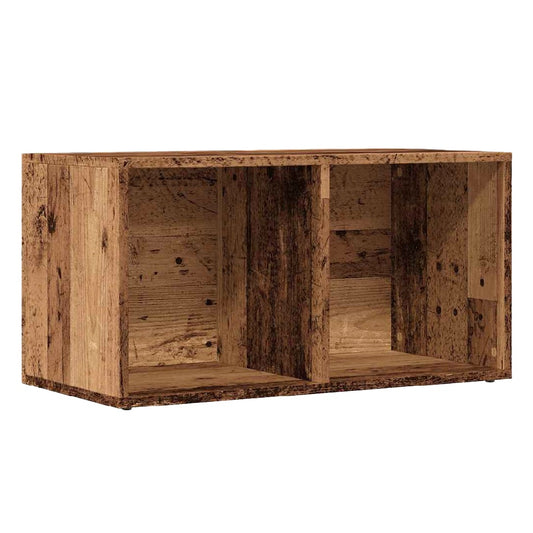 Rustiek Open Kastje met 2 Vakken - Vintage Houtlook
